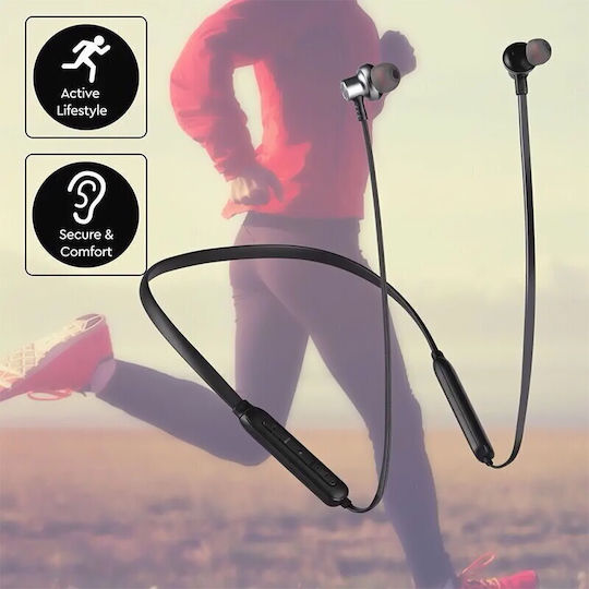 V-TAC VT-6166 In-ear Bluetooth Handsfree Ακουστικά Μαύρα