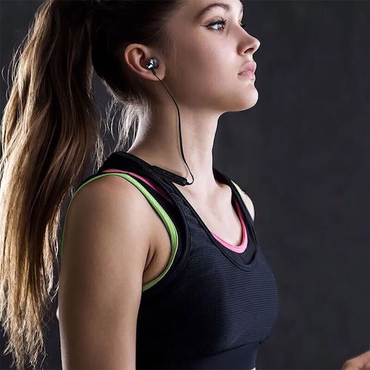 V-TAC VT-6166 In-ear Bluetooth Handsfree Ακουστικά Μαύρα