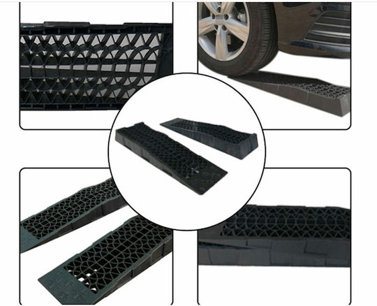 Set 2 Piese Rămpă Plastic Pentru Mașină Sarcină Maximă 5000kg 695mm X 200mm X 85mm