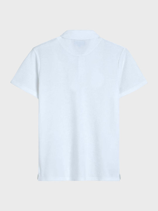 Polo Herrenbluse Weiß