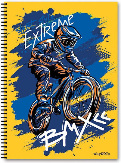 SP Souliotis Spiral Ruled Notebook B5 2 Subjects Whynote Sports (Miscellaneous Designs)