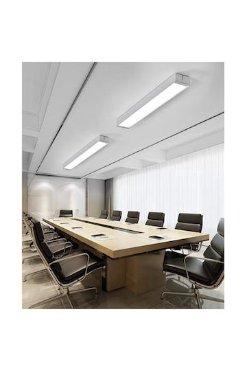 Jiju LED Iluminare Liniară Comercială Plafon 54W Alb Rece Reglabil În Intensitate M120xB11xÎ4.2cm
