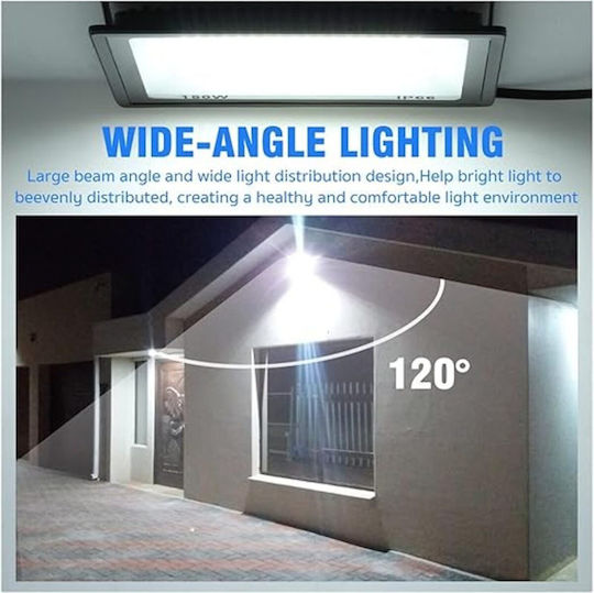 Jiju Proiector LED 200W Alb Rece 6500K