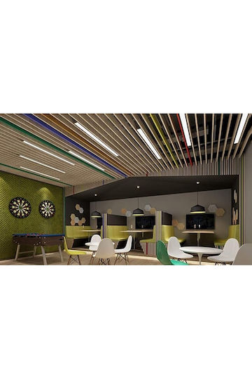 Jiju LED Iluminare Liniară Comercială Plafon 54W Alb Rece Reglabil În Intensitate M120xB11xÎ4.2cm