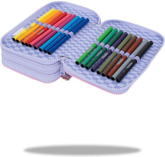 Coolpack Jumper 3 Κασετίνα Γεμάτη Ροζ
