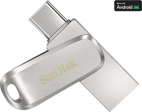 Sandisk Ultra Dual Drive Luxe 2TB USB 3.2 Stick με σύνδεση USB-C