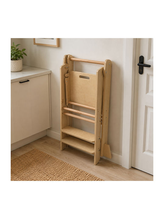 Learning Tower for Painting from Wood Beige