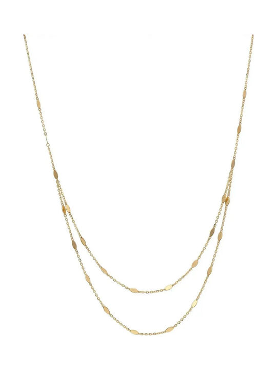 Necklace From 9 K Gold Necklace From 9 K Gold