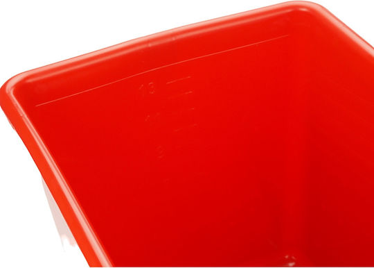 Gold Tools Găleată Din Plastic Capacitate 15 Lt Roșie
