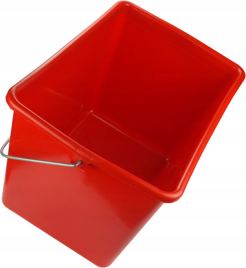 Gold Tools Găleată Din Plastic Capacitate 15 Lt Roșie