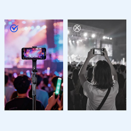Orico Selfie-Stick Handy-Stativ Bluetooth-Schwarz