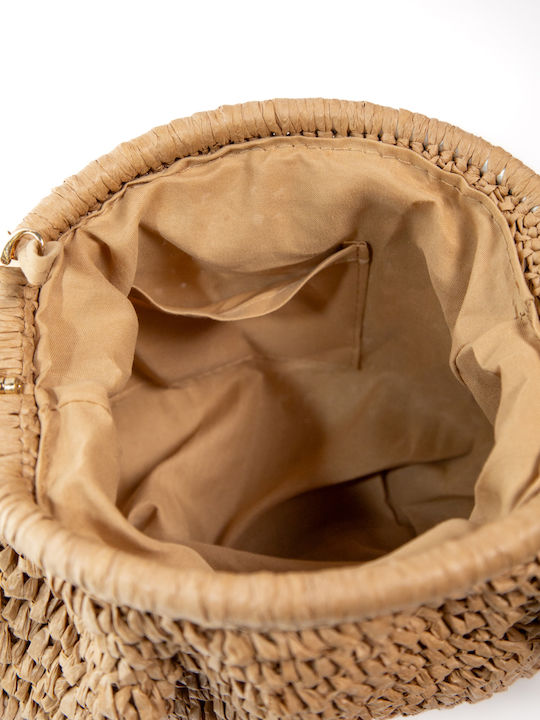 Straw Women's Clutch Beige