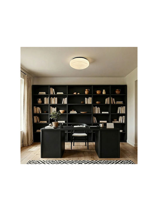 Lightplanet Plafonieră de Tavan 23cm Albă cu LED Integrat și Telecomandă