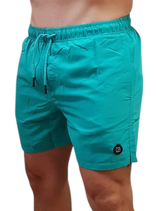 Rebase Herren-Bademode Kurze Hosen Hellblau