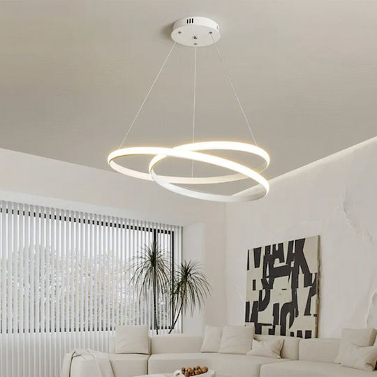Jiju Lumini Suspendate Alb LED