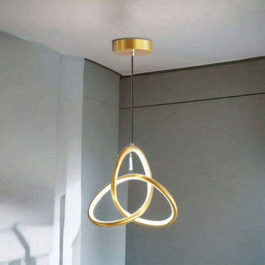 Jiju Lumini Suspendate Auriu LED