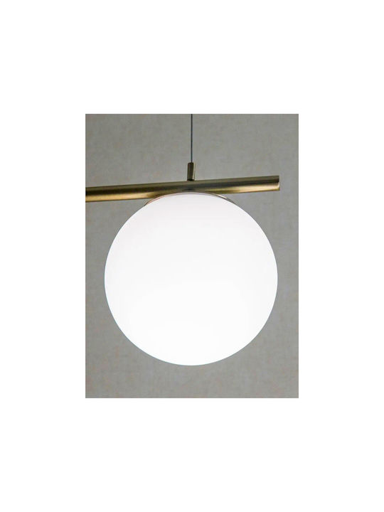 Lightplanet Deckenleuchte Gold mit Lampenbirnensockel E27