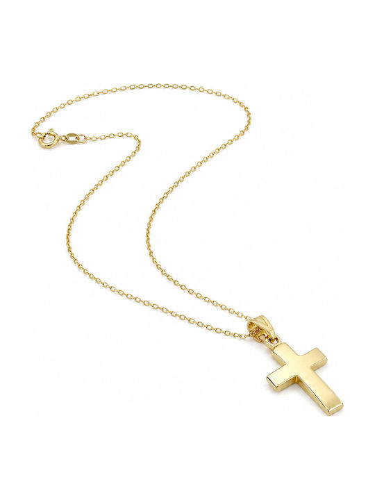 Xryseio Gold Cross 9K Without Chain