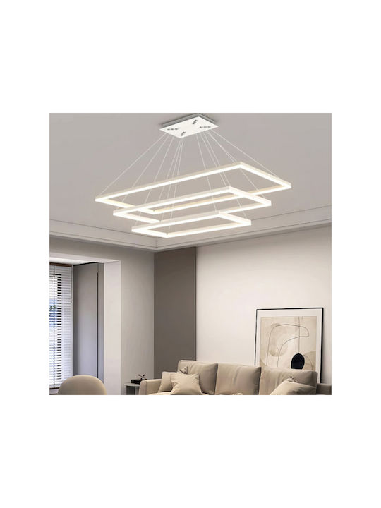 Jiju Lumini Suspendate Alb LED Cu Lumină Alb Natural