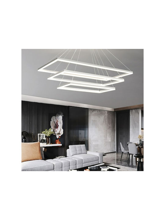 Jiju Lumini Suspendate Alb LED Cu Lumină Alb Natural