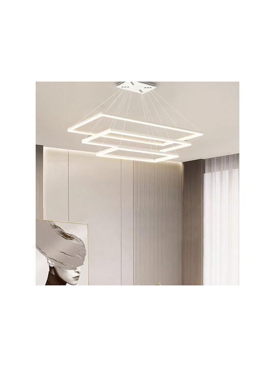 Jiju Lumini Suspendate Alb LED Cu Lumină Alb Natural