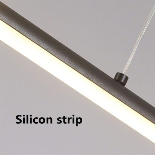 Jiju Lumini Suspendate Negru LED Cu Lumină Alb Natural