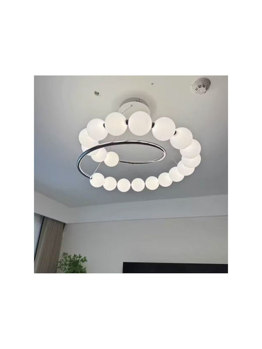 Lightplanet Висящо Осветително Тяло Бяло LED с Студено Бяла Светлина