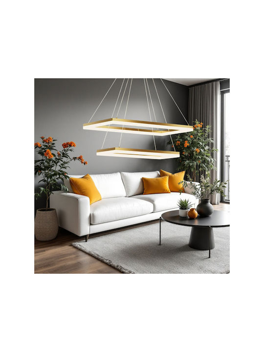 Jiju Lumini Suspendate Auriu LED