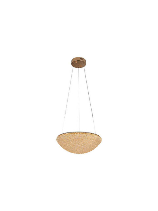 Jiju Lumini Suspendate Auriu LED Cu Lumină Alb Natural