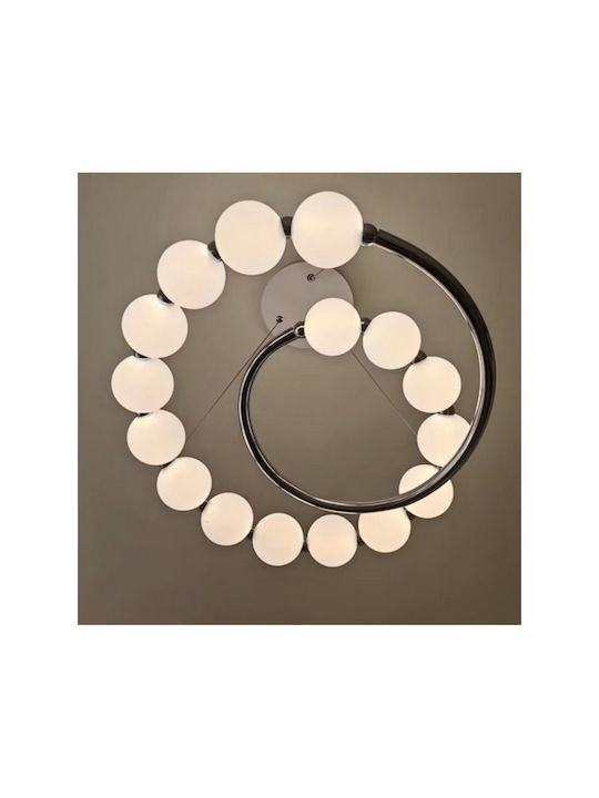 Lightplanet Висящо Осветително Тяло Бяло LED с Студено Бяла Светлина