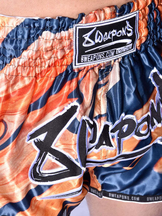Boxershorts Muay Thai 8 Weapons Vivo Magma Orange
