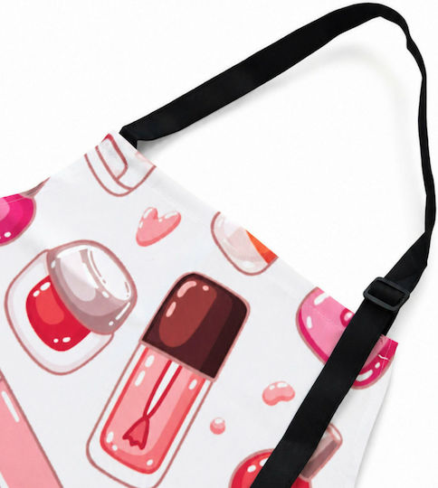 Professional Apron Cosmetics Hairdressing Zola Universal Size Adjustable Polyester 80 X 68 Cm