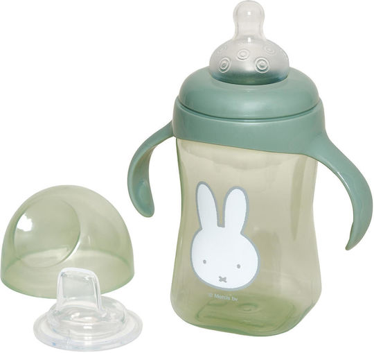 Baby Oliver Baby Sippy Cup Plastic with Handles Green 300ml