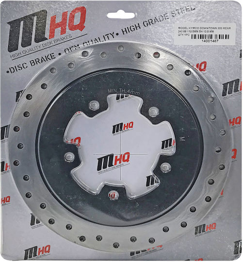 MHQ Back Brake Disc 240-89-110 5ΤΡ(10.5) for Kymco Downtown 300