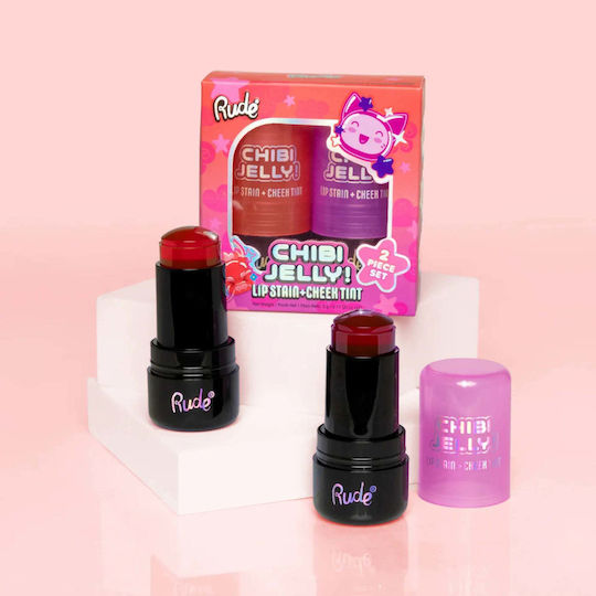 Rude Cosmetics Set Lip Stain 5gr
