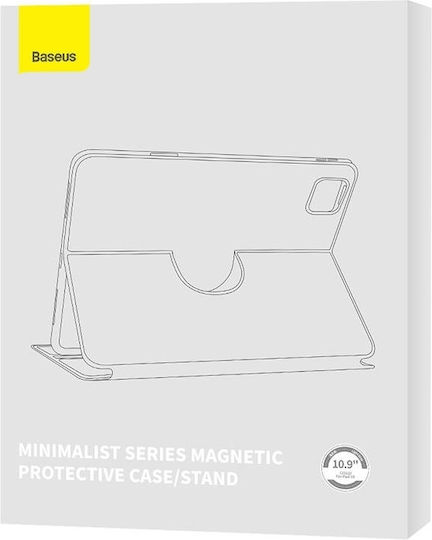 Baseus Minimalist Flip Cover Δερματίνης Γκρι (iPad 2022 10.9'')