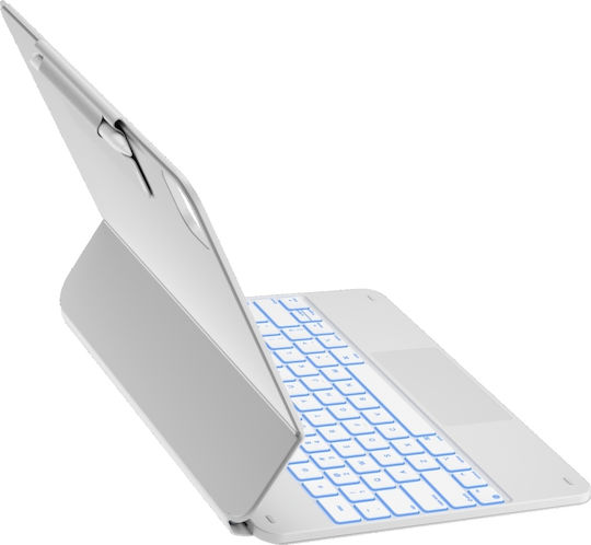 Typecase Edge Klappdeckel Robust mit Tastatur Weie (iPad Pro 13 2024/2025)