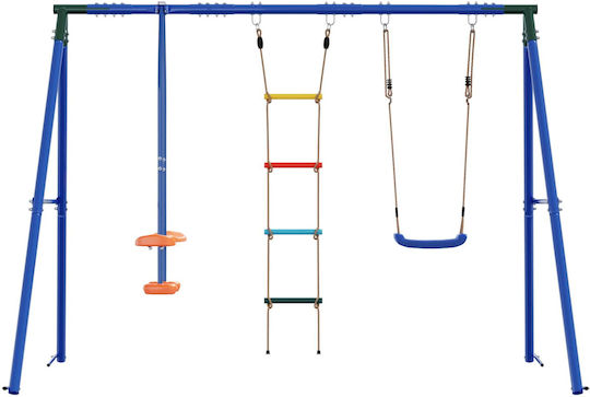 vidaXL Play Fence with Slide Multicolour for 3+ Years