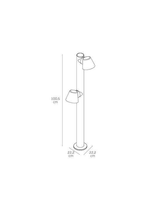 VK Lighting LED Floor Lamp 100cm VK Lighting LED Floor Lamp 100cm