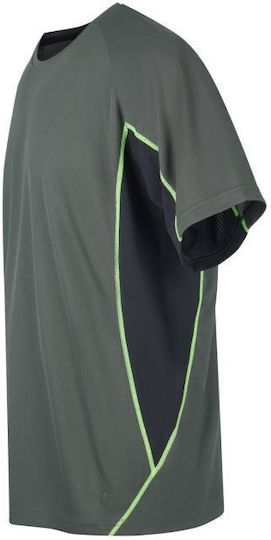 Toxotis Active Wear Jagdblusen T-shirt Grün-Limette