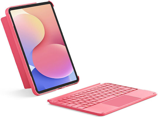 Inateck KB04122 Flip Cover with Keyboard in German Red (iPad Air 11" 2024/2025/2026)