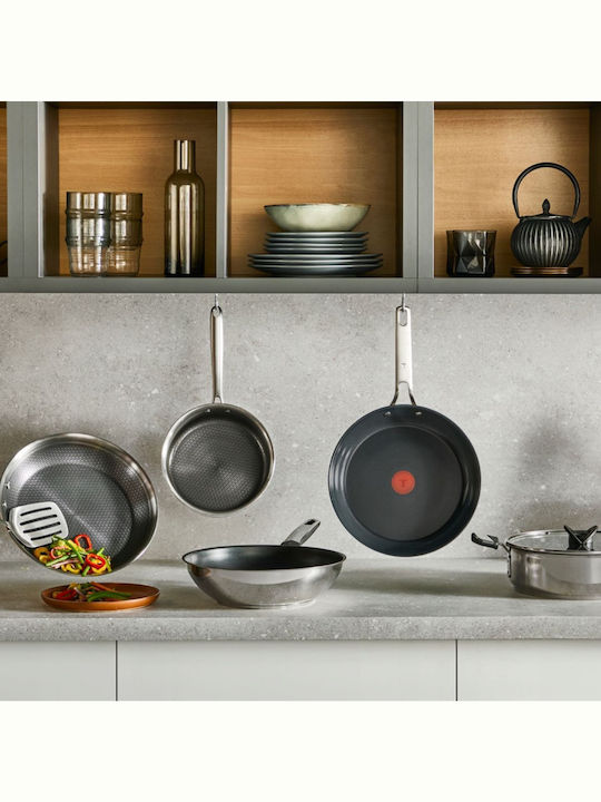 Tefal Emotion+ Τηγάνι από Αλουμίνιο με Αντικολλητική Επίστρωση 20cm