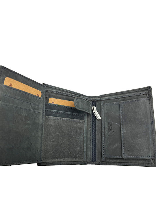 Leder Herrenbrieftasche mit RFID Graues