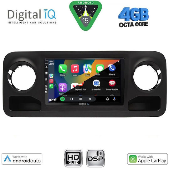 Digital IQ Car Audio System for Mercedes-Benz Sprinter 2018-2026 with Touch Screen 10 inches