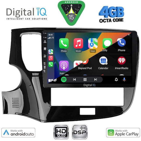Digital IQ Ηχοσύστημα Αυτοκινήτου για Mitsubishi Outlander 2020-2022 (Bluetooth/USB/WiFi/GPS/Apple-Carplay/Android-Auto) με Οθόνη Αφής 10"