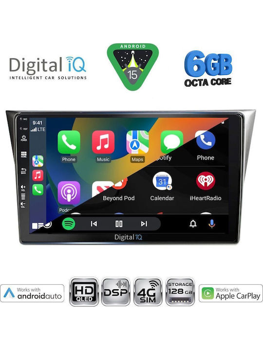 Digital IQ Car Audio System for Subaru Impreza 2002-2008 Bluetooth USB WiFi GPS Apple CarPlay Android Auto with 9" Touch Screen
