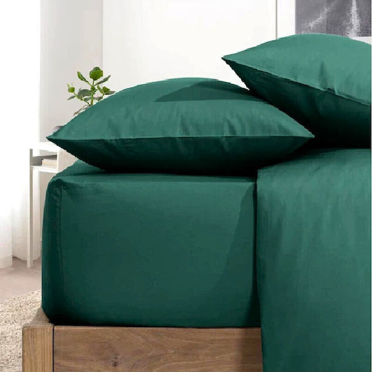 Kotonia Home Διακοσμητική Μαξιλαροθήκη από 100% Βαμβάκι Μπλε 40x40εκ.