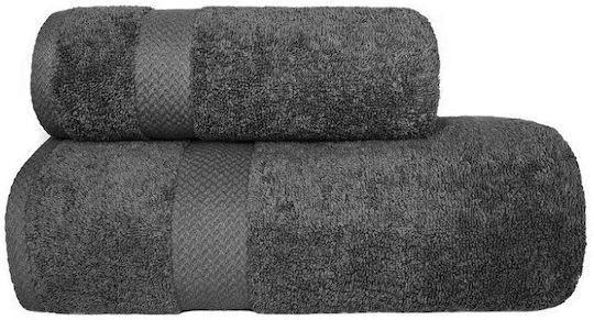 Faro Body Bath Towel 70x140cm Graphite Weight 550gsm
