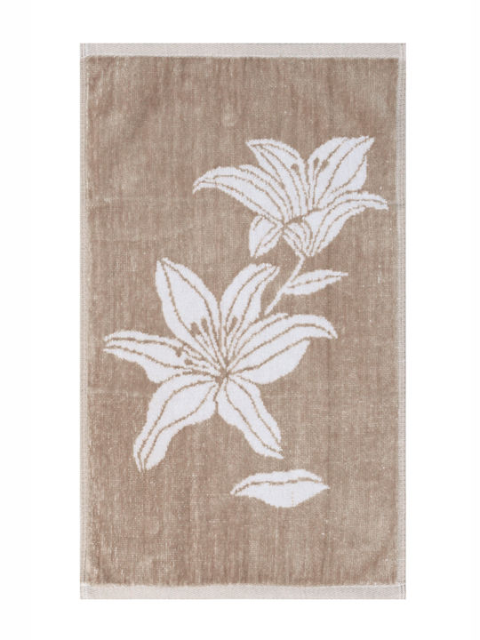 Kentia Hand Towel Stylish 30x50cm Mocca Weight 500gr/m²