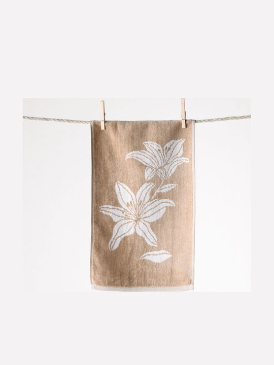 Kentia Hand Towel Stylish 30x50cm Mocca Weight 500gr/m²